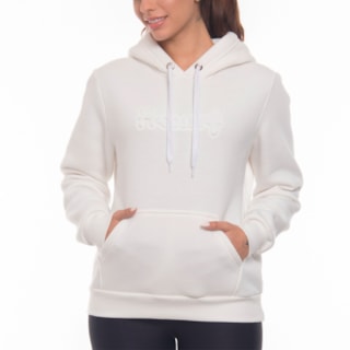Moletom Canguru Feminino Freesurf 121005164 Off White